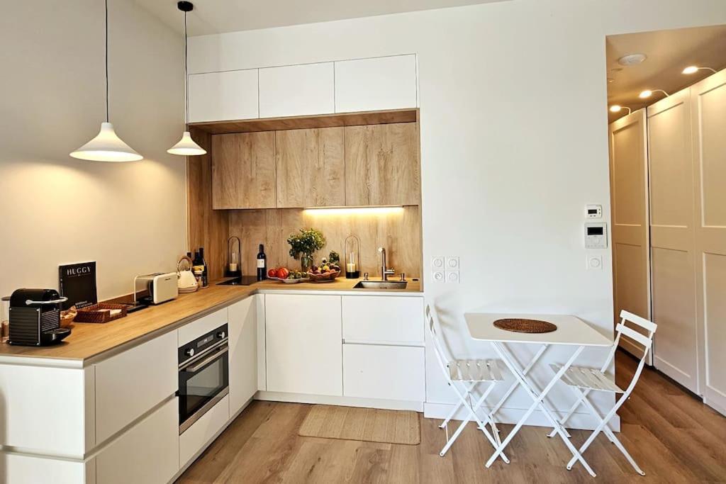 Arcareve - Grand Studio De Standing Avec Terrasse, Jardin Et Acces Direct A La Plage Аркашон Екстер'єр фото