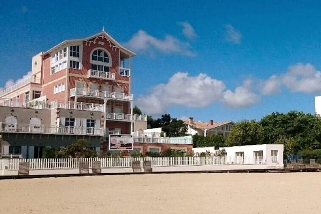 Arcareve - Grand Studio De Standing Avec Terrasse, Jardin Et Acces Direct A La Plage Аркашон Екстер'єр фото