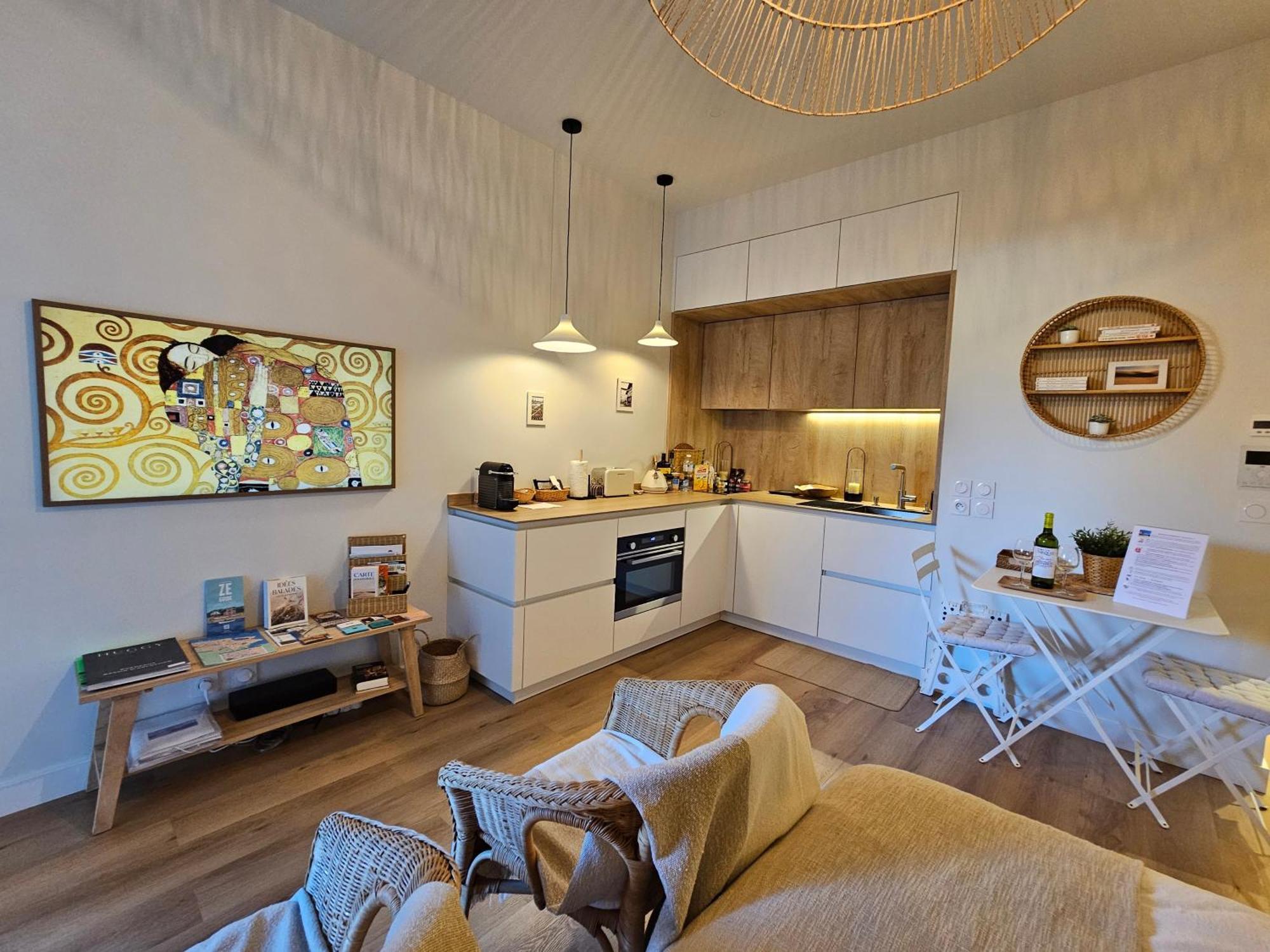 Arcareve - Grand Studio De Standing Avec Terrasse, Jardin Et Acces Direct A La Plage Аркашон Екстер'єр фото